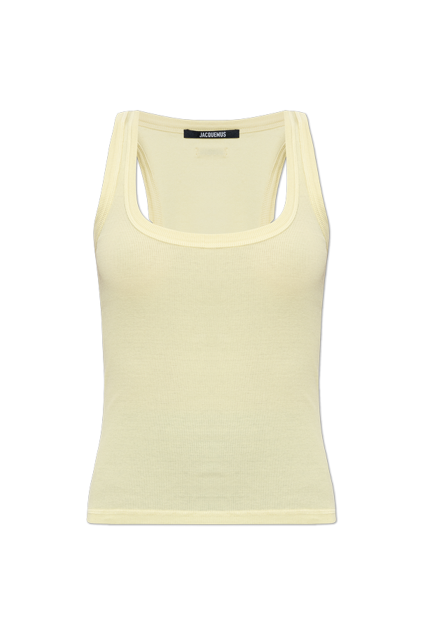 Jacquemus Top z rebrovanej tkaniny