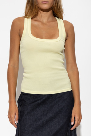 Jacquemus Top z rebrovanej tkaniny