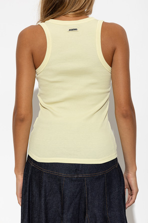 Jacquemus Top z rebrovanej tkaniny