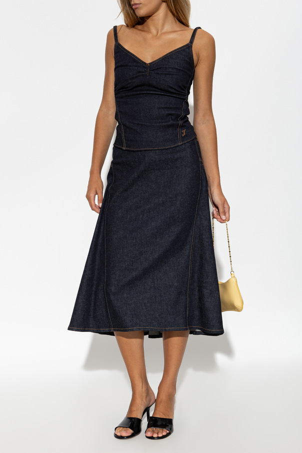 Jacquemus Denim top 'de-Nimes Pina'