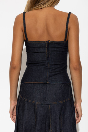 Jacquemus Denim top 'de-Nimes Pina'