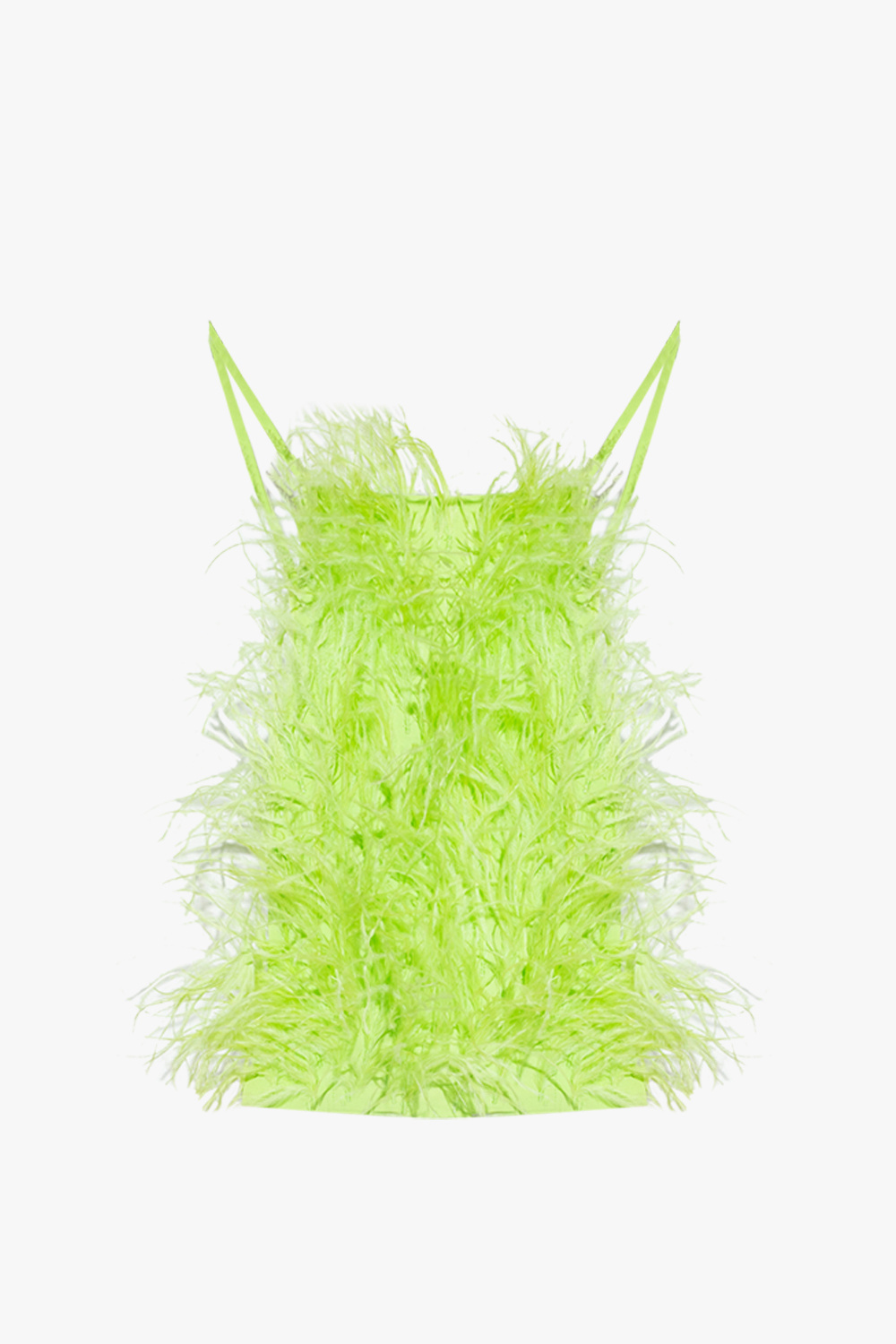 Cult Gaia ‘Joey’ top with ostrich feathers
