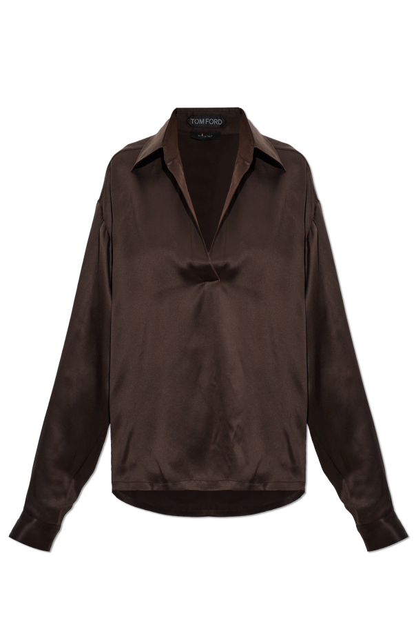 Silk top with long sleeves od Tom Ford