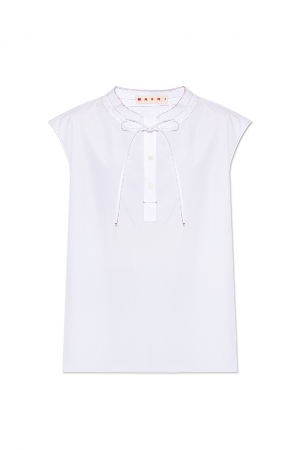 marni hem Relaxed-fitting top