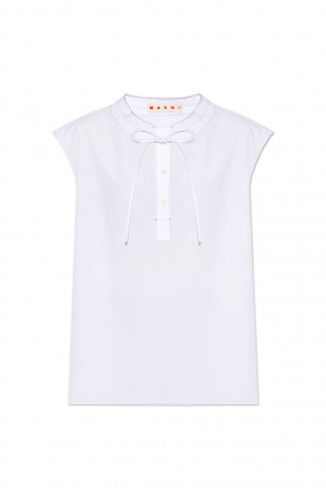 Marni polka-dot print blouse