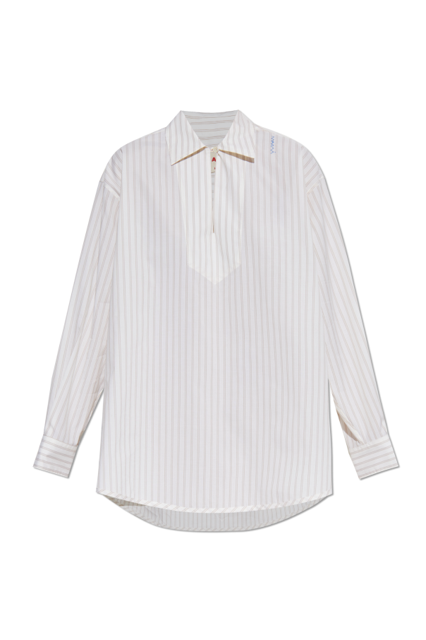 Marni Oversize-Top mit gestreiftem Muster