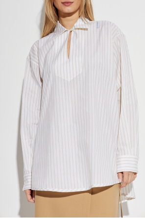 Marni Oversize-Top mit gestreiftem Muster