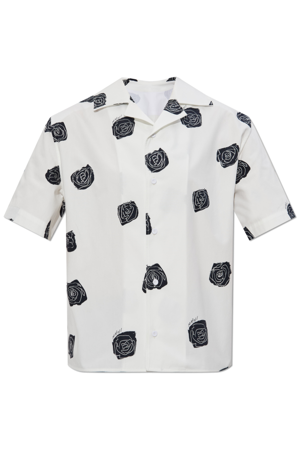 Shirt with floral pattern od Marni