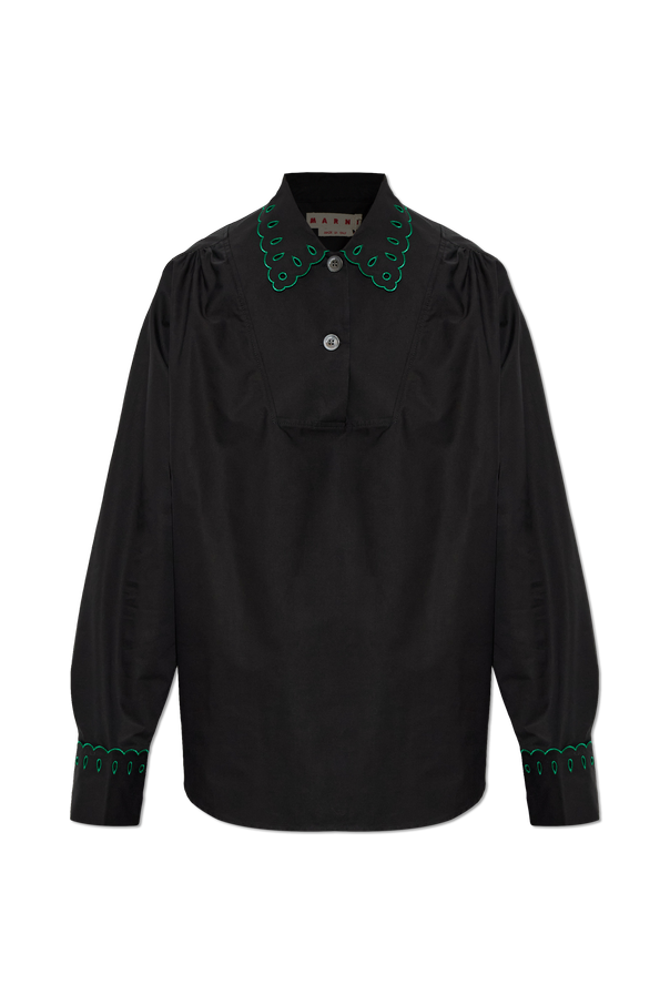 Loose-fitting cotton blouse od Marni