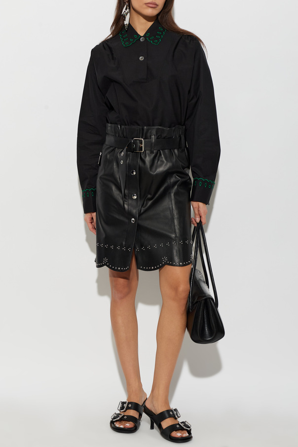 Marni Blusa de algodón de corte holgado