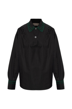 Blusa de algodão de corte largo