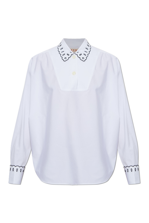 Shirt with decorative trim od Marni