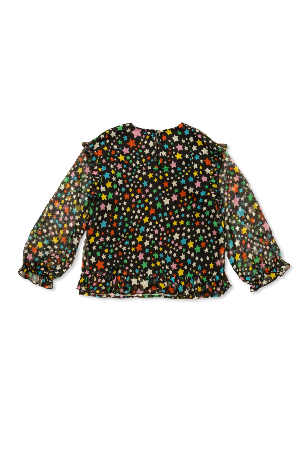 Stella McCartney Kids Top with star pattern