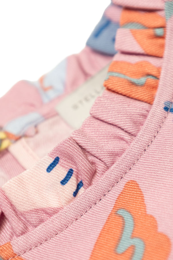 Stella McCartney Kids Top with a stand-up collar