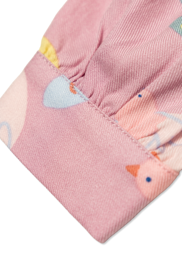 Stella McCartney Kids Top with a stand-up collar