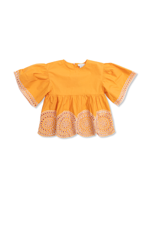 Top with openwork detailing