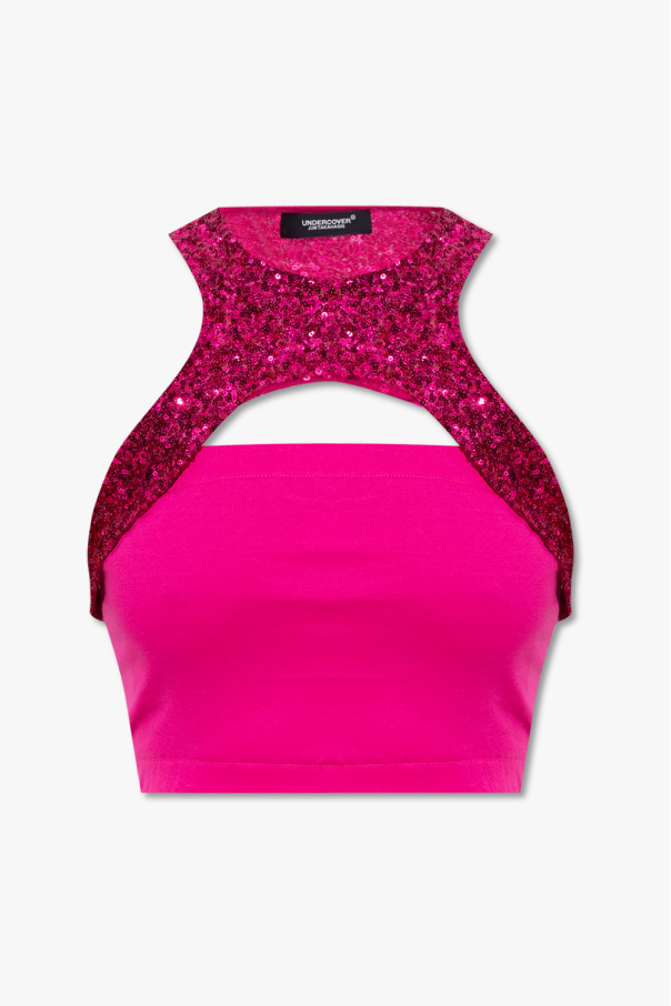 Undercover PINK Top with sequins