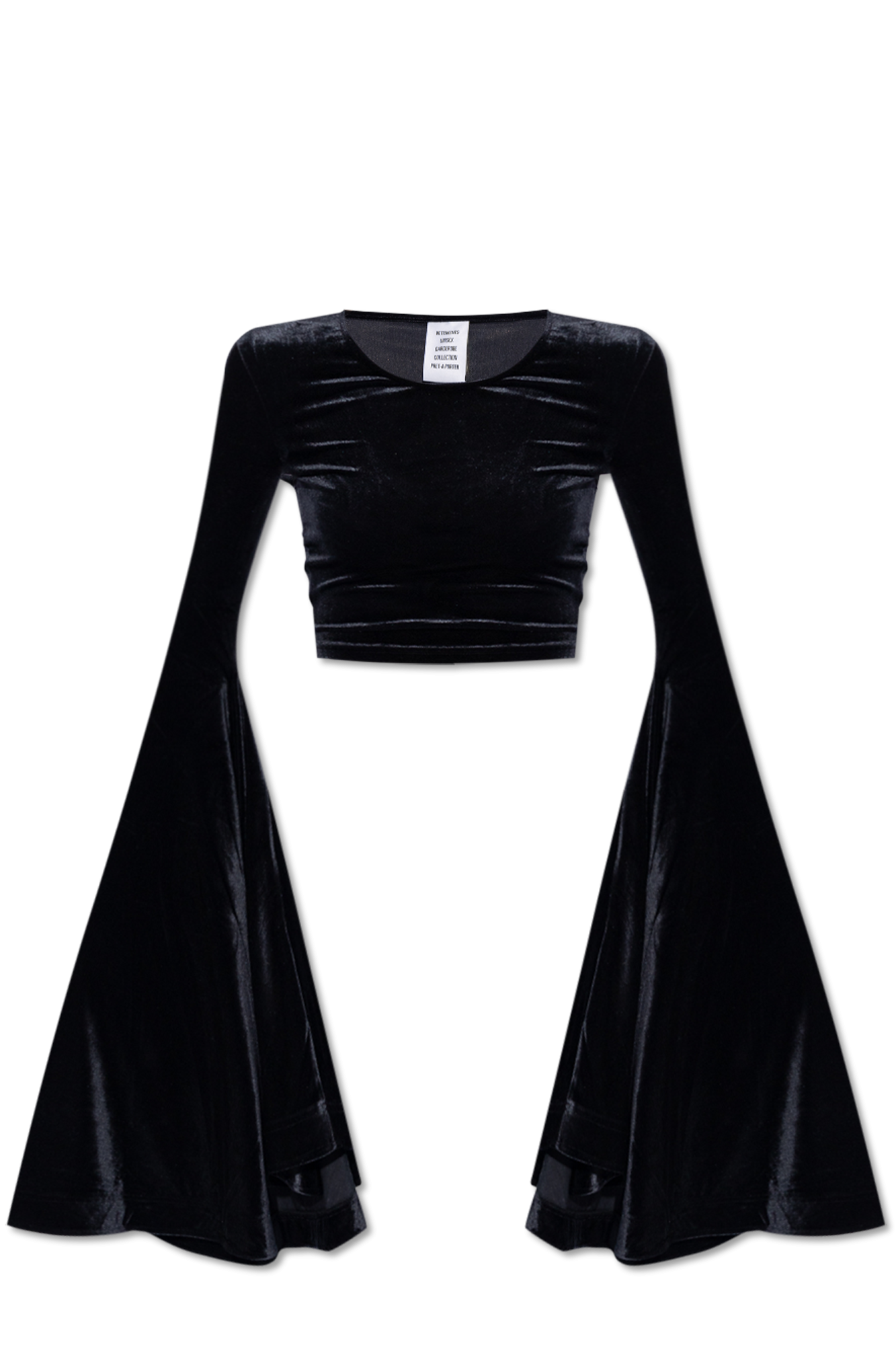 VETEMENTS Top with flared sleeves