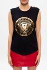 Balmain BLACK Printed tank top