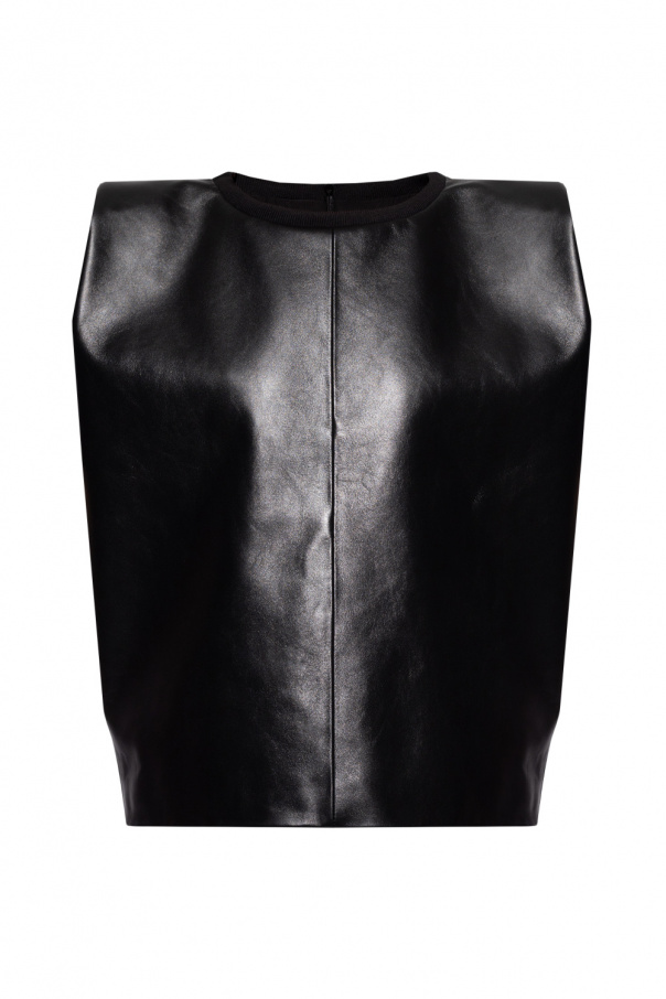 ‘Umayyad’ leather sleeveless top The Mannei - Vitkac GB