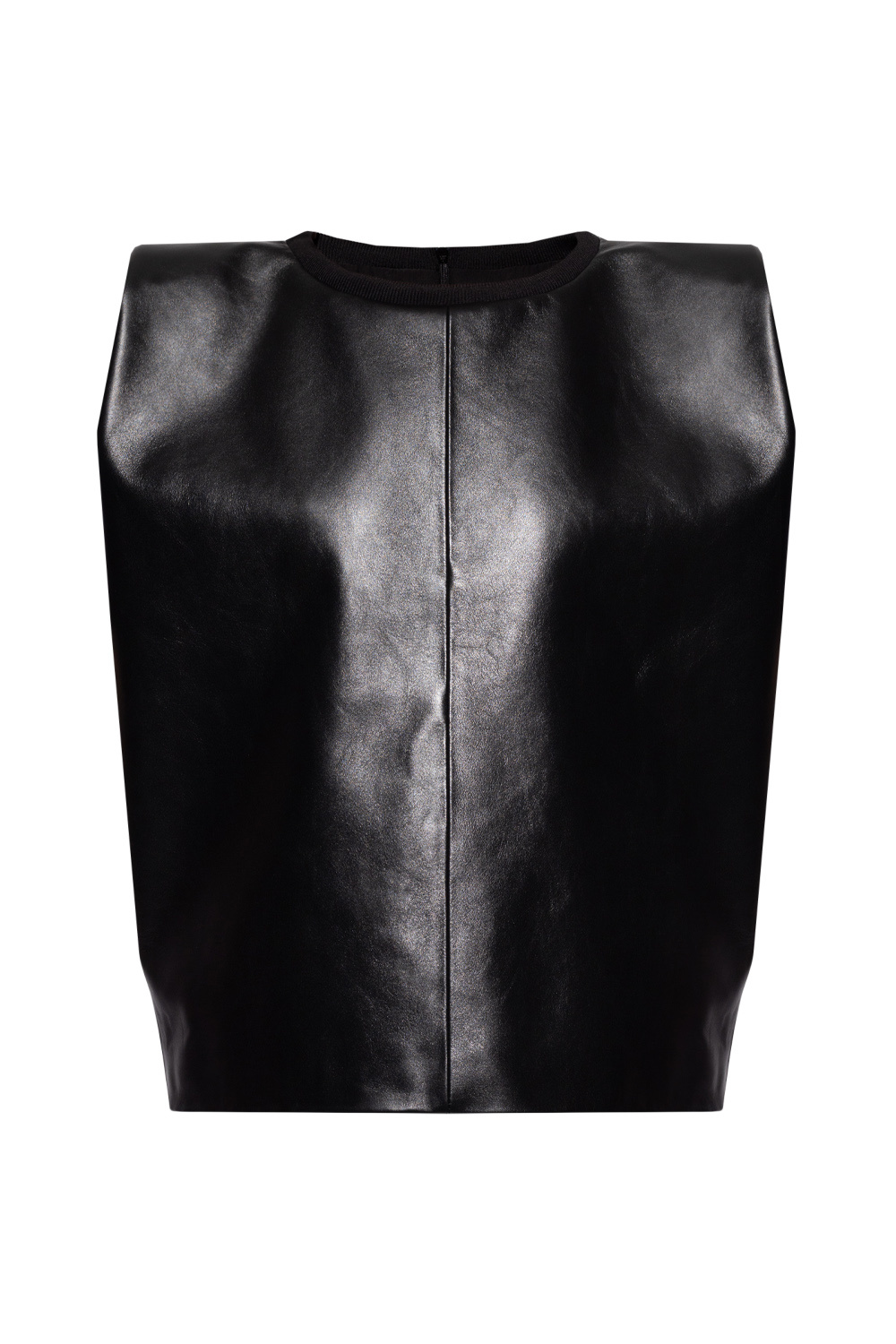 The Mannei ‘Umayyad’ leather sleeveless top