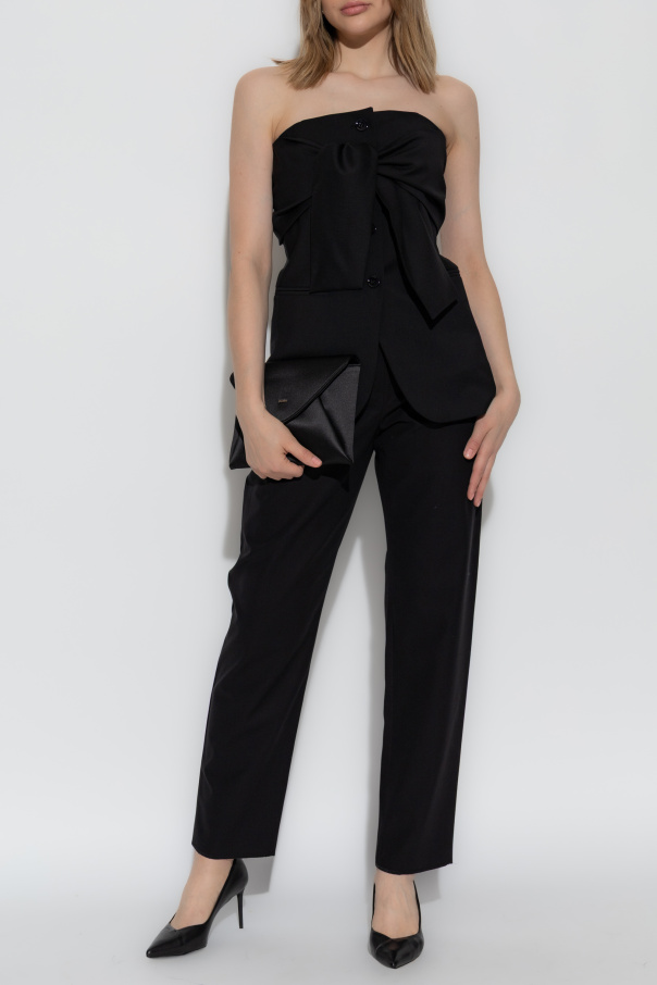 Max Mara Top "Veruska" con hombros descubiertos