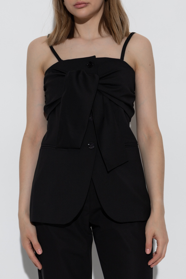 Max Mara Top "Veruska" con hombros descubiertos