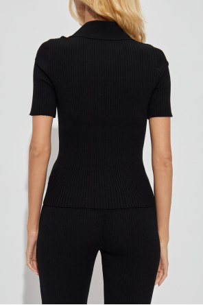 Courrèges Top con logotipo z