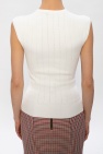 Balmain cream Sleeveless top