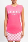 Balmain PINK Top with logo