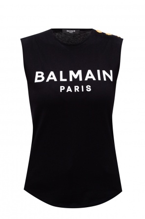 balmain denim gradient shirt