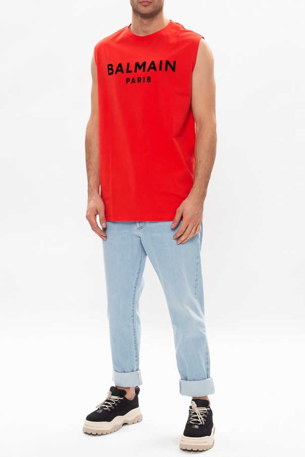 balmain Pants Branded tank top