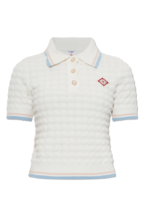 Cotton polo ‘frotte’