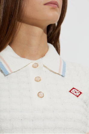 Casablanca Polo z bawełny typy ‘frotte`