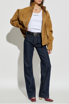 Ribbed top with logo od Casablanca