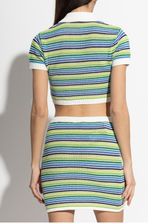 Casablanca Polo shirt with logo patch