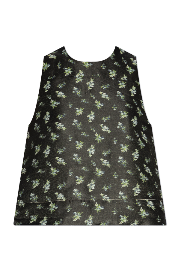 Top with floral pattern od Ganni