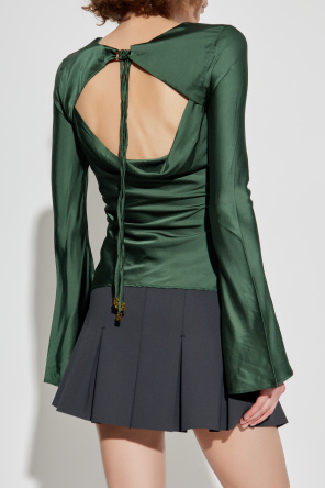 Ganni Top with back slit