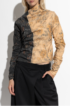 Ganni Top with decorative draping