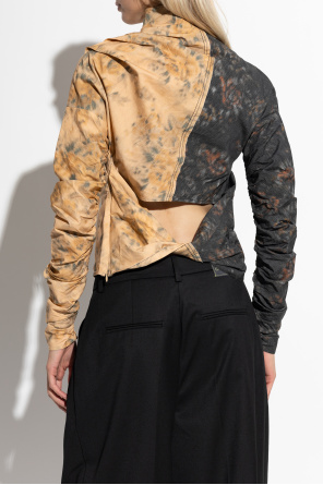 Ganni Top with decorative draping