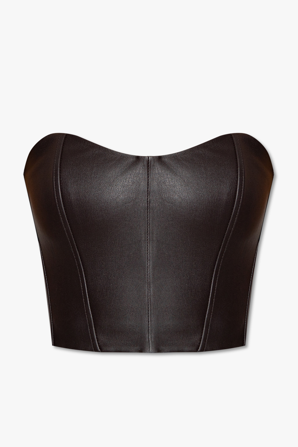 The Mannei ‘Oviedo’ leather top