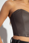 The Mannei ‘Oviedo’ leather top