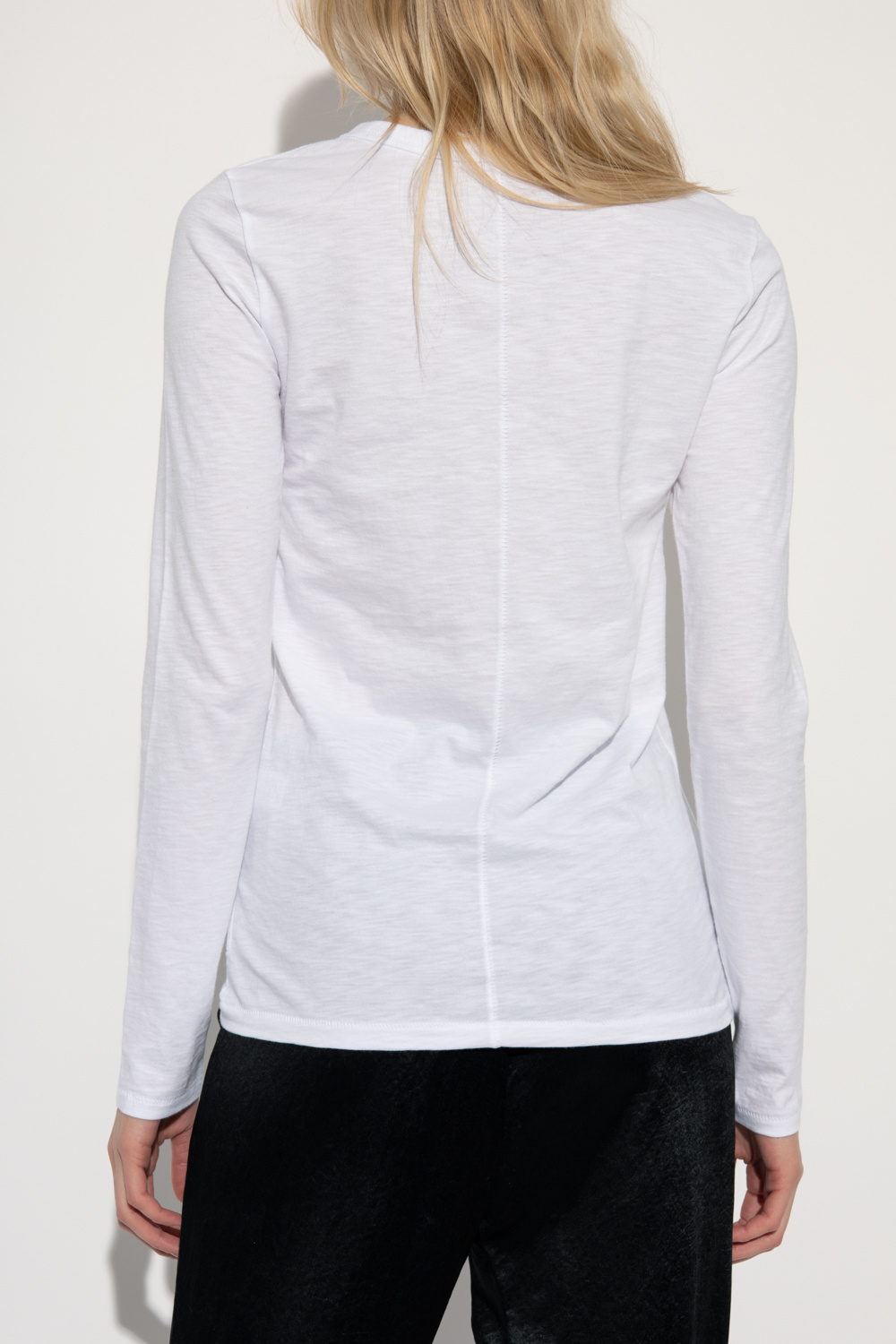 Cotton Hooded Zip Detailed Long Sweatshirt  T-shirt from organic cotton