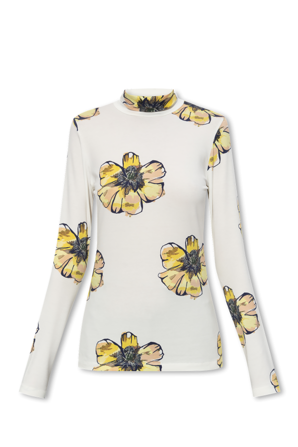 PS Paul Smith Floral turtleneck sweater