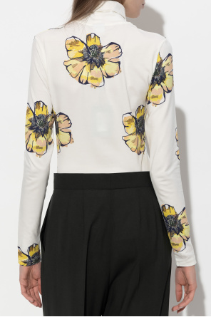 PS Paul Smith Floral turtleneck sweater