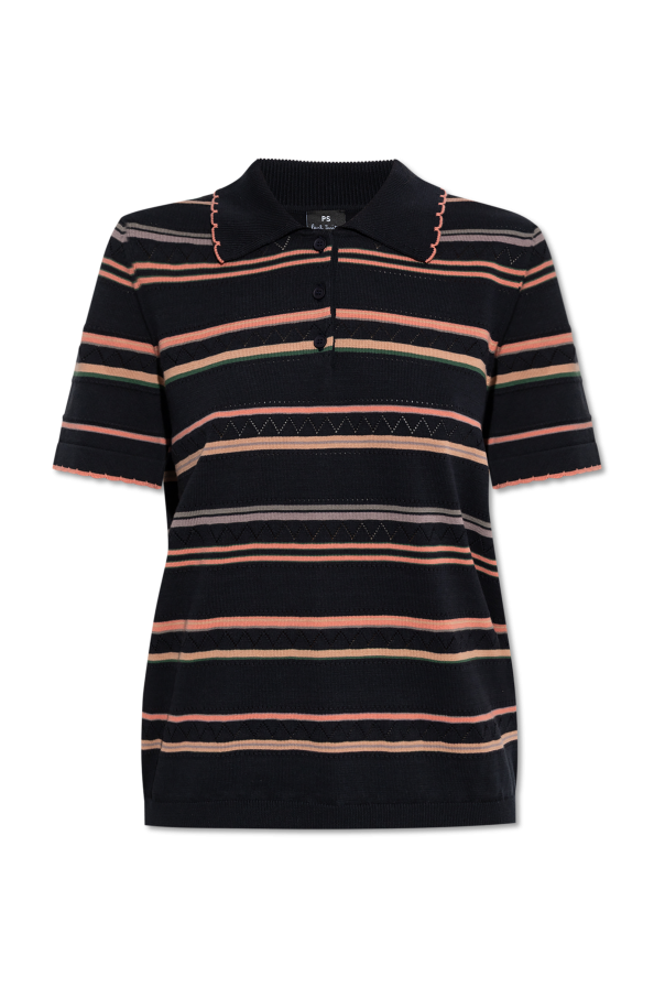 Polo shirt with stripe pattern od PS Paul Smith
