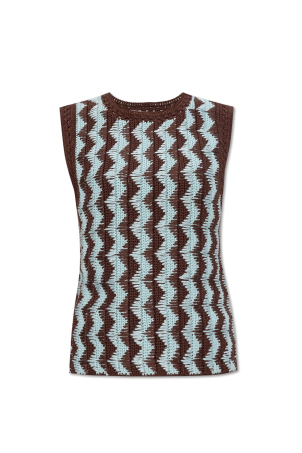 Wales Bonner Top with geometrical pattern