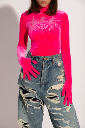 VETEMENTS Top with gloves