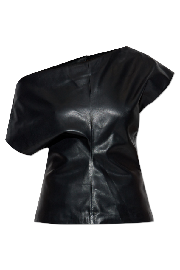 Rag & Bone  Faux leather top Eleonor