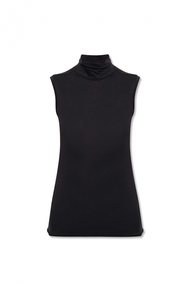 Check out the most fashionable models  Top with mock neck